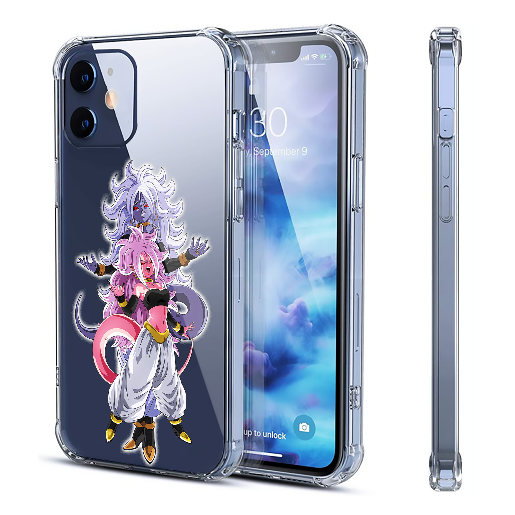 （画像用） ドラゴンボール DRAGON BALL 【iPhone 12シリーズ対応】透明スマホケース（クリアソフトケース）